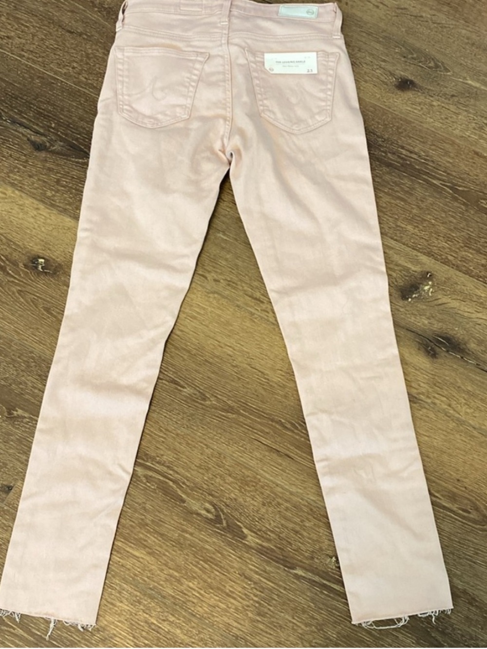 AG Pink Legging Ankle Jean